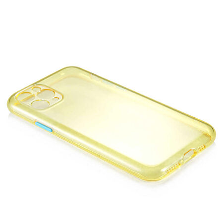iPhone 11 Pro Uyumlu Zore Bistro Kapak-Sarı