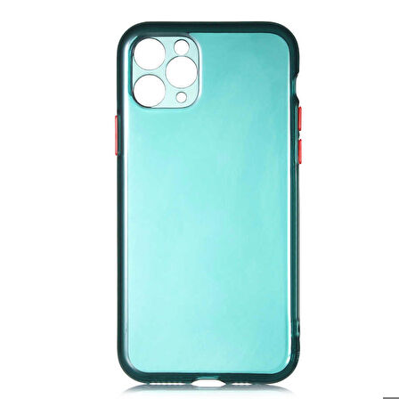iPhone 11 Pro Uyumlu Zore Bistro Kapak-Koyu Yeşil