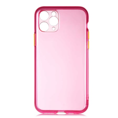 iPhone 11 Pro Max Uyumlu MKST Bistro Kılıf-Pembe