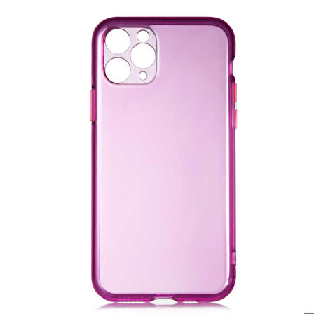iPhone 11 Pro Max Uyumlu Zore Bistro Kapak-Mor