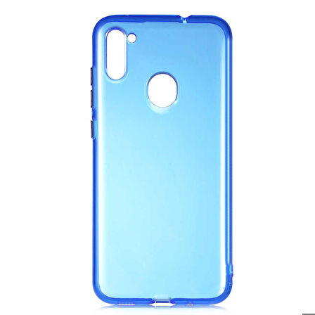 Galaxy M11 Uyumlu Zore Bistro Kapak-Mavi