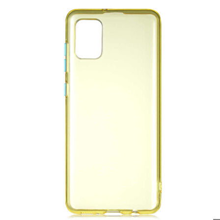Galaxy A31 Uyumlu Zore Bistro Kapak-Sarı
