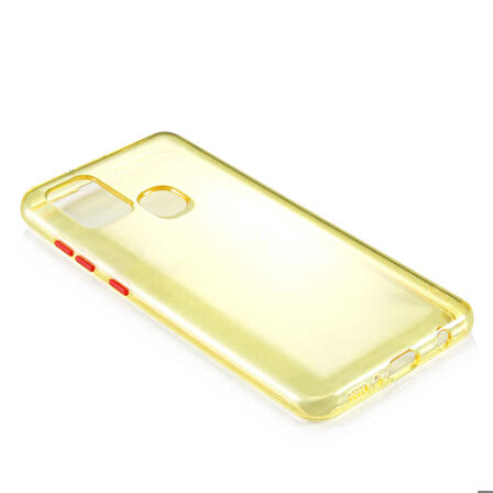 Galaxy A21S Uyumlu Zore Bistro Kapak-Sarı