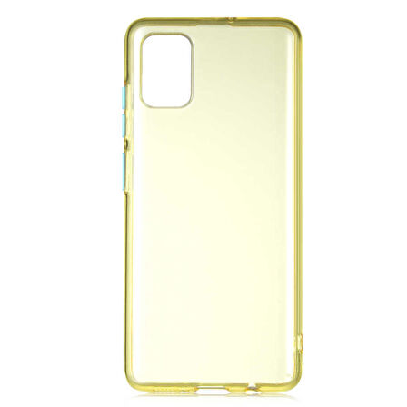 Galaxy A51 Uyumlu Zore Bistro Kapak-Sarı