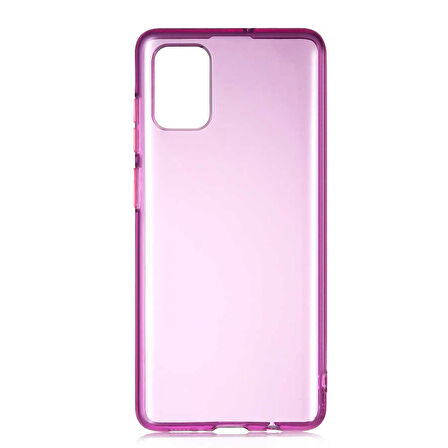 Galaxy A71 Uyumlu Zore Bistro Kapak-Mor