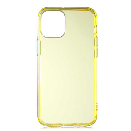 iPhone 12 Mini Uyumlu Zore Bistro Kapak-Sarı