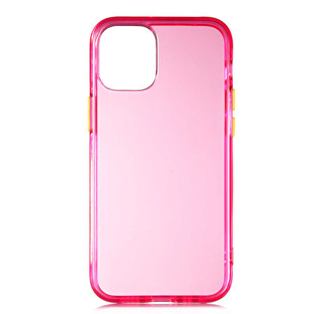 iPhone 12 Pro Max Uyumlu Zore Bistro Kılıf-Pembe