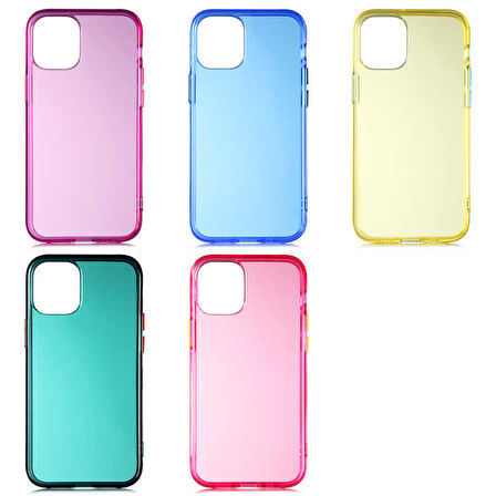iPhone 12 Pro Max Uyumlu Zore Bistro Kılıf-Pembe