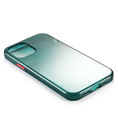 iPhone 12 Pro Max Uyumlu Zore Bistro Kılıf-Koyu Yeşil