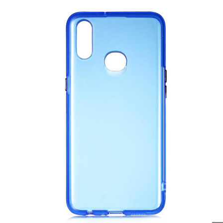 Galaxy A10S Uyumlu Zore Bistro Kapak-Mavi