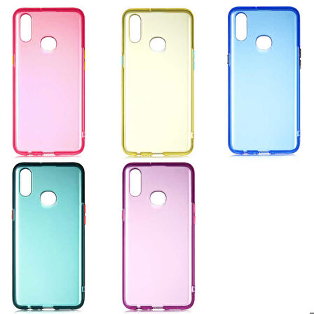 Galaxy A10S Uyumlu Zore Bistro Kapak-Sarı