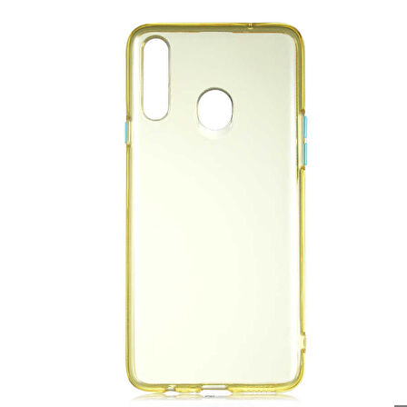Galaxy A20S Uyumlu Zore Bistro Kapak-Sarı