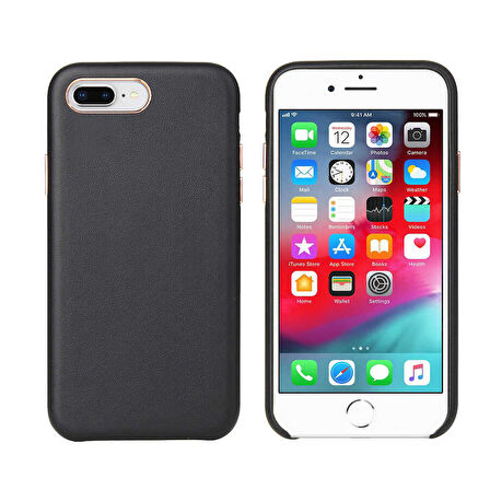 iPhone 8 Plus Uyumlu Zore Eyzi Kapak-Siyah
