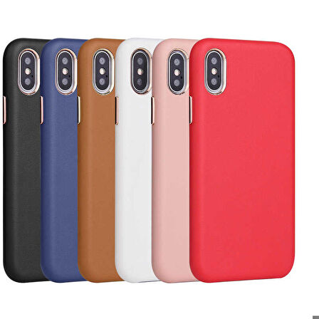 iPhone X Uyumlu Zore Eyzi Kapak-Kırmızı