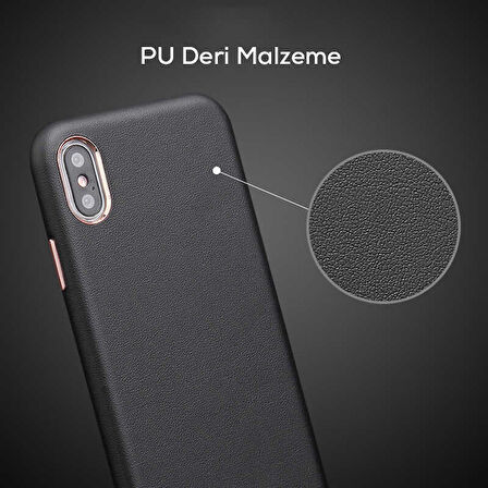 iPhone X Uyumlu Zore Eyzi Kapak-Kırmızı