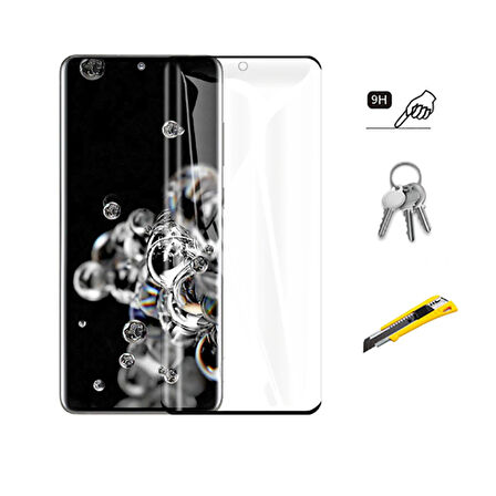 Galaxy S21 Ultra Uyumlu Zore Süper Pet Ekran Koruyucu Jelatin