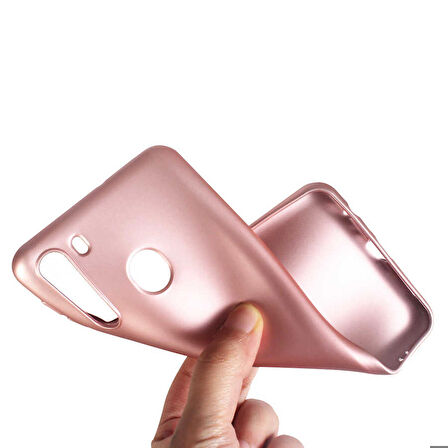 Galaxy A21 Uyumlu Zore Premier Silikon Kapak-Saks Mavi