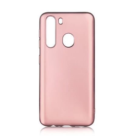 Lexroo Galaxy A21 Kılıf Lexroo Premier Silikon Kapak - Saks Mavi