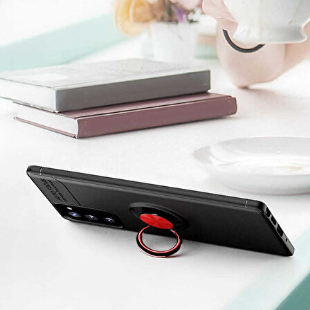 Galaxy Note 20 Uyumlu Zore Ravel Silikon Kapak-Mavi