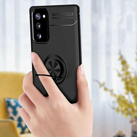 Galaxy Note 20 Uyumlu Zore Ravel Silikon Kapak-Mavi