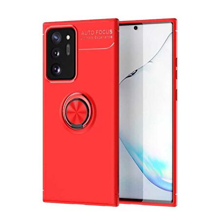 Galaxy Note 20 Ultra Uyumlu Zore Ravel Silikon Kapak-Kırmızı