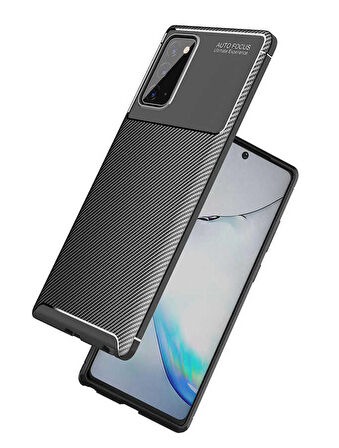 Galaxy Note 20 Uyumlu Zore Negro Silikon Kapak-Siyah