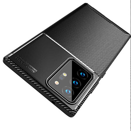 Galaxy Note 20 Ultra Uyumlu Zore Negro Silikon Kapak-Siyah