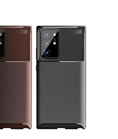 Galaxy Note 20 Ultra Uyumlu Zore Negro Silikon Kapak-Lacivert
