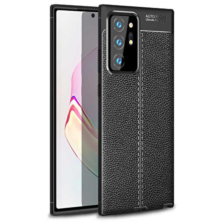 Galaxy Note 20 Ultra Uyumlu Zore Niss Silikon Kapak-Siyah