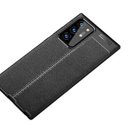 Galaxy Note 20 Ultra Uyumlu Zore Niss Silikon Kapak-Siyah