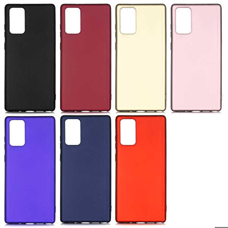Galaxy Note 20 Uyumlu Zore Premier Silikon Kapak-Gold
