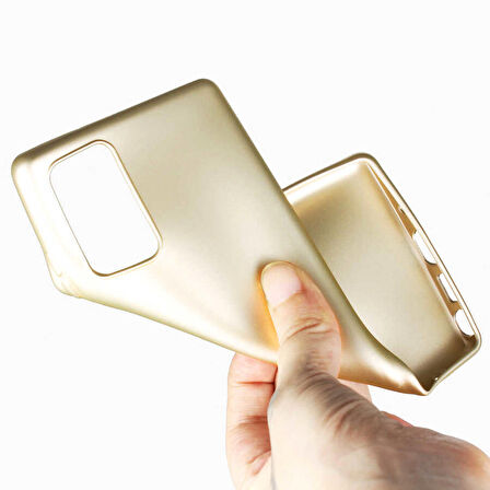 Galaxy Note 20 Uyumlu Zore Premier Silikon Kapak-Gold