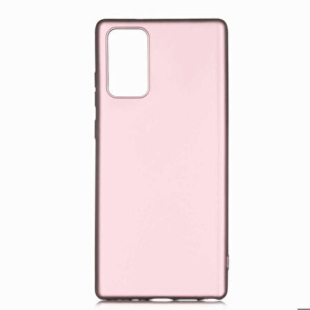 Galaxy Note 20 Uyumlu Zore Premier Silikon Kapak-Rose Gold