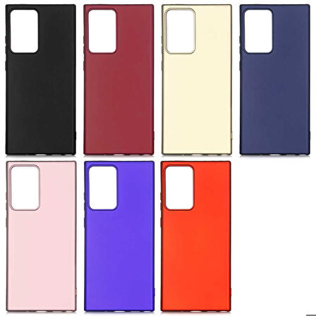 Galaxy Note 20 Ultra Uyumlu Zore Premier Silikon Kapak-Siyah