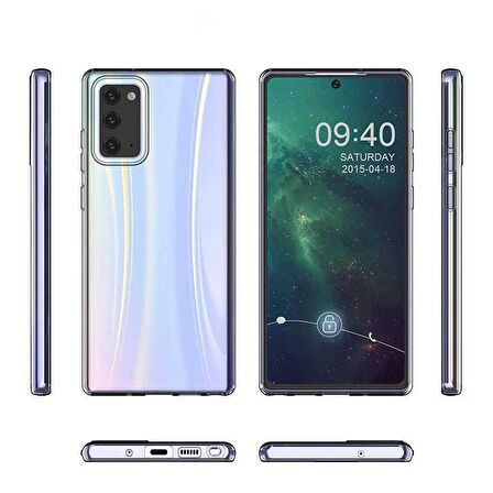 Galaxy Note 20 Kılıf Zore Süper Silikon Kapak