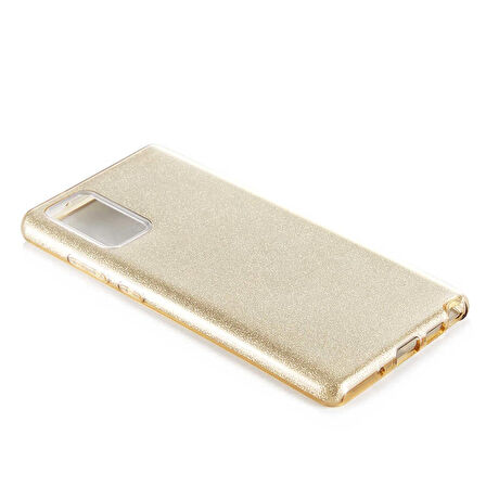 Galaxy Note 20 Ultra Uyumlu Zore Shining Silikon-Rose Gold