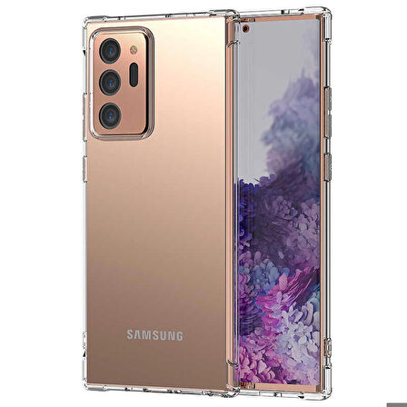 Galaxy Note 20 Ultra Uyumlu Zore Nitro Anti Shock Silikon-Renksiz