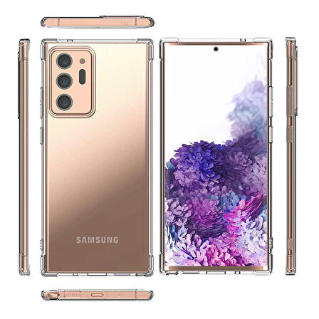 Galaxy Note 20 Ultra Uyumlu Zore Nitro Anti Shock Silikon-Renksiz