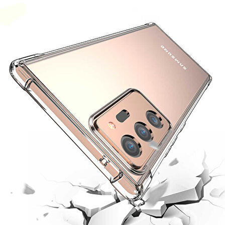 Galaxy Note 20 Ultra Uyumlu Zore Nitro Anti Shock Silikon-Renksiz