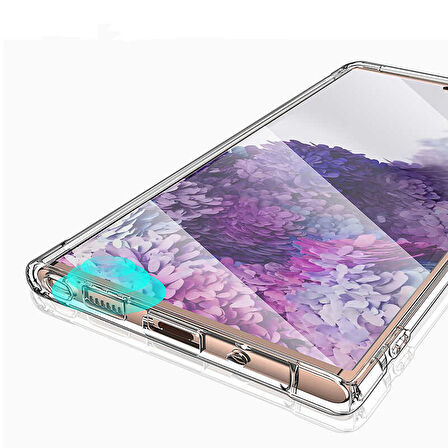 Galaxy Note 20 Ultra Uyumlu Zore Nitro Anti Shock Silikon-Renksiz