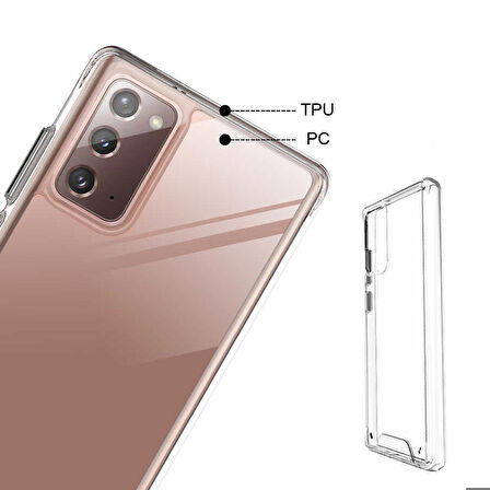 Galaxy Note 20 Uyumlu Zore Gard Silikon-Renksiz