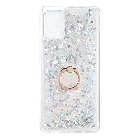 Galaxy A71 Uyumlu Zore Milce Kapak-Gümüş