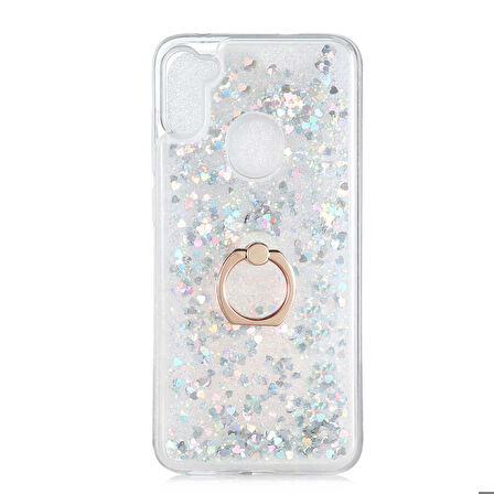 Galaxy A11 Uyumlu Zore Milce Kapak-Gümüş