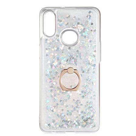 Galaxy A10S Uyumlu Zore Milce Kapak-Gümüş