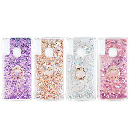 Galaxy A20S Uyumlu Zore Milce Kapak-Gümüş