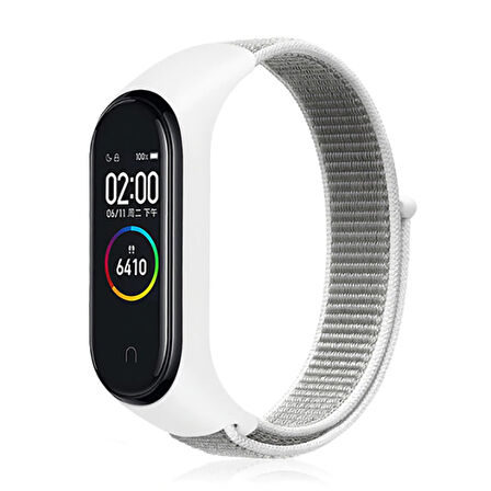 Xiaomi Mi Band 5 Uyumlu KRD-03 Hasır Zore Kordon-NO10