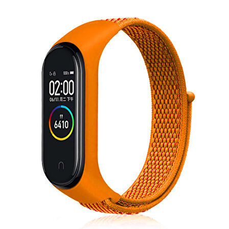 Xiaomi Mi Band 6 Uyumlu KRD-03 Hasır Zore Kordon-NO15