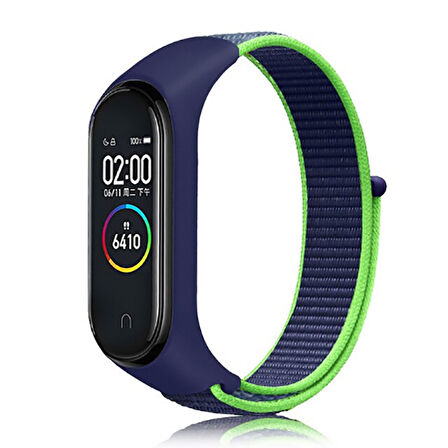 Xiaomi Mi Band 5 Uyumlu KRD-03 Hasır Zore Kordon-NO18