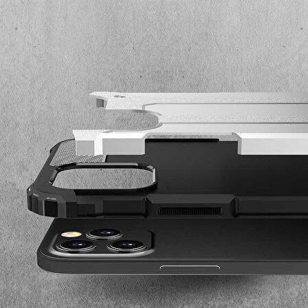 iPhone 12 Pro Uyumlu Zore Crash Silikon Kapak-Rose Gold