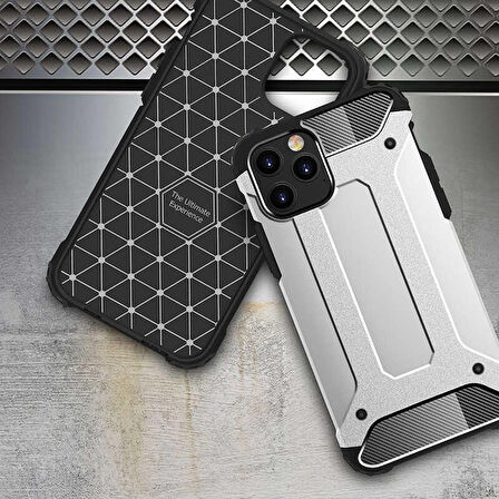 iPhone 12 Pro Uyumlu Zore Crash Silikon Kapak-Rose Gold